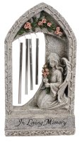 Resin Grave Statue/Angel/Windchime   (48402)