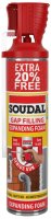 Soudal Gap Filler Expanding Foam Genius Gun 20% Extra Free 600ml