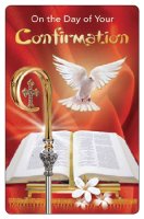 Prayer Card/Confirmation Symbolic   (F71990)