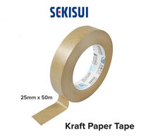 1" Sekisui Kraft Paper Tape Brown (50 meters)