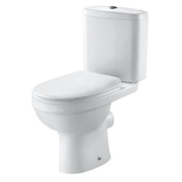 Tucker French Close Coupled Pan Cistern & Seat Pack White