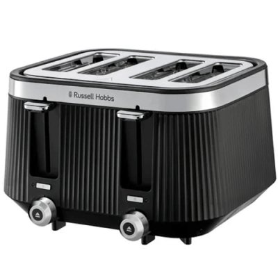 Russell Hobbs Bronte 4 Slice Toaster - Black