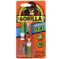 Gorilla 3gr Super Glue Gel Twin Pack 10pce