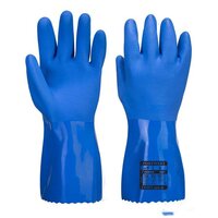 Portwest A881 Marine Ultra PVC Chem Gauntlet Blue Size XL