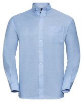 Russell Long Sleeve Oxford Shirt - Oxford Blue