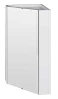 MODERNA CORNER MIRROR CABINET GLOSS WHITE (NIKO)