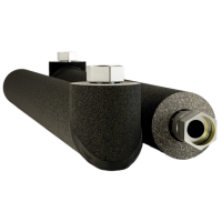 Inta 2 Pack 500mm Pre Insulated Hoses 1&frac14;" Female Swivel Elbow X 35mm HPHOSE50035B