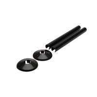 TALON SNAPPIT PIPE COVER 15mm KIT 2 BLACK