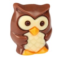 Milk chocolate owl with hazelnut praline filling 13g x 1.8kg