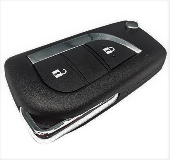 Toyota/Peugeot/Citroen 2 Button Flip Remote