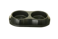 WHITEFURZE DOUBLE PET BOWL 32 CM