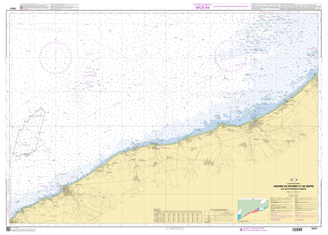 FrenchChart - 7417 Abords de F&eacute;camp et de Dieppe - Du Cap d'Antifer &agrave; Dieppe