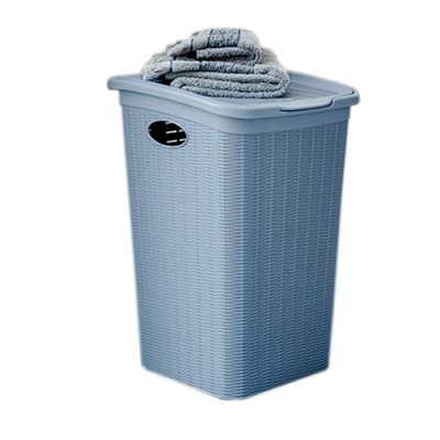 Curver Elegance Laundry Hamper Basket - Blue