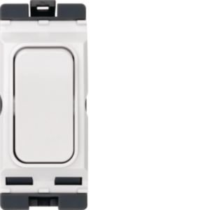 Hager Sollysta 20A Retractive Gridswitch White WMGS22R