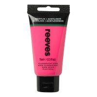 Reeves Fine Acrylic 75ml - Fluorescent Pink