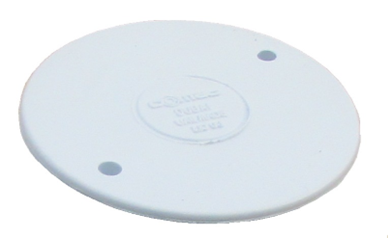 20mm PVC Circular Box Lid White