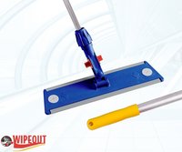 FLAT MOP HOLDER VELCRO LOCK 40cm & HANDLE YELLOW