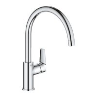 Grohe BauEdge Kitchen Mixer Tap with Swivel Spout 31367001