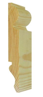 Reversible Skirting Board Torus/Ogee 25x175mm x 4.8m (FIN 20.5x169mm)