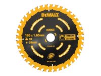 DeWalt Circular Saw Blade 165mm 40 Teeth DT10640
