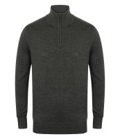 HENBURY ZIP NECK SWEATER