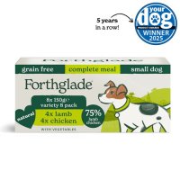 Forthglade Complete Grain-Free Adult Small Breed Variety Chicken & Lamb 150g 8pk x 1