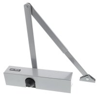 BRITON 2003V ADJUSTABLE 1-4 SILVER DOOR CLOSER