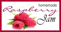 Raspberry jam label