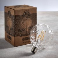Endon Groove LED Filament E27 Lamp 125mm Diameter