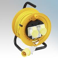 CABLE REEL 25 METRES 3X1.5 YELLOW 110V 16A(4510093)