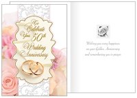 Card - Celebrate 50th Wedding Anniversary   (20628)