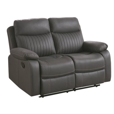 Bailey Manual Recliner 2 Seater Sofa - Dark Grey 1