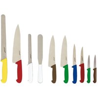 10 Piece Colour Coded Knife Set + Knife Case