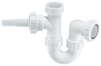 McAlpine 1 1/2" x 75mm Sink Trap with Horizontal Domestic Appliance Nozzle WM2