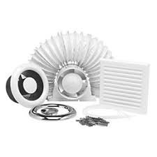 Xpelair 100mm In-line Fan C/w Timer AL100T
