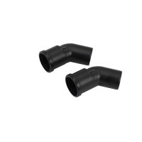 Glow-worm Elbow 45 Degree DN60 (Pair) Black 0020219553