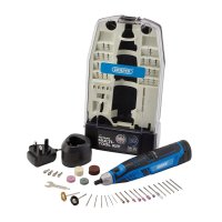 Draper 2V Rotary Multi-Tool Kit, 1 x 1.5Ah Battery, 1 x Fast Charger (50 Piece)