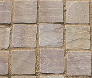 Camel Sandstone Sett 100mm x 100mm 