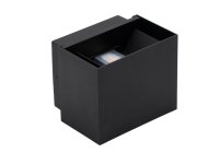 MAXEWELL 10W Adjustable Up/Down Wall Light IP65 3000K Black