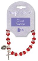 Glass Bracelet/Ruby   (63813)