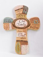 Resin Cross/Our Family   (AG54666)