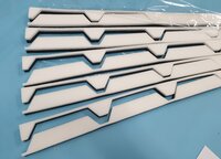 Eaves/Ridge Filler for Box Profile 1 Metre - Pack 5 Pairs (200mm Gap)