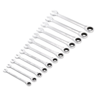 Draper, Hi-Torq® Metric Ratchet Combination Spanner Set 12pcs/Set