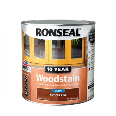Ronseal 10 Year Woodstain -  Antique Pine 2.5L