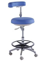 Tronwind Microfibre Leather Nurses Stool Orange