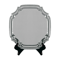 30cm Swatkins Heavy Square Nickel Plated Tray