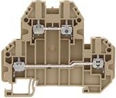 2.5sq Beige Double Stack Terminal 17180.2