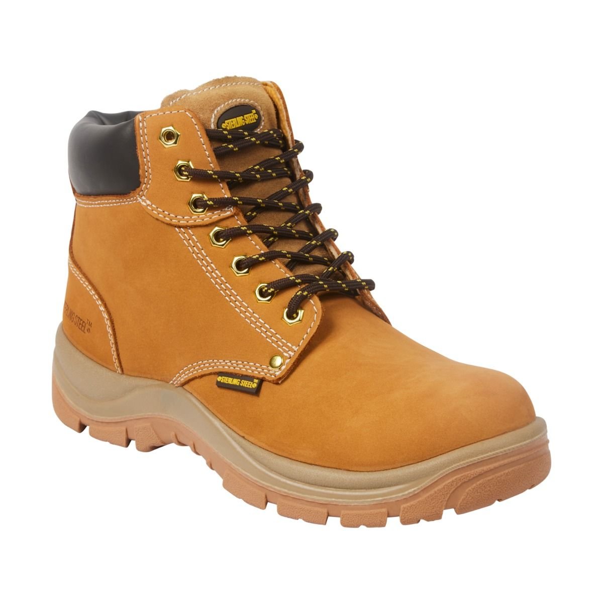 STERLING STEEL WHEAT NUBUCK SAFETY BOOT S3 SRA
