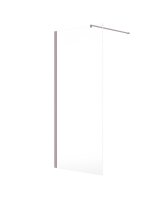 ASPECT 1000MM WETROOM PANEL CASHMERE PINK MATT