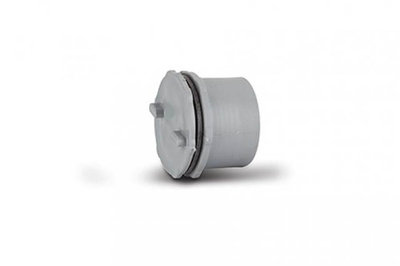 Polypipe WP43G 32MM P/F Screw Access Plug Grey